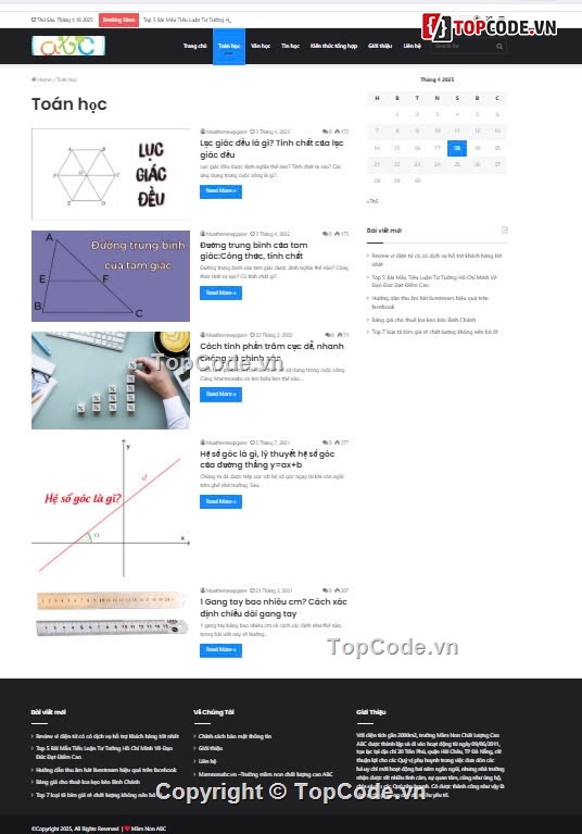 mầm non,Website Trường mầm non,Sharecode Website Trường mầm non cho bé